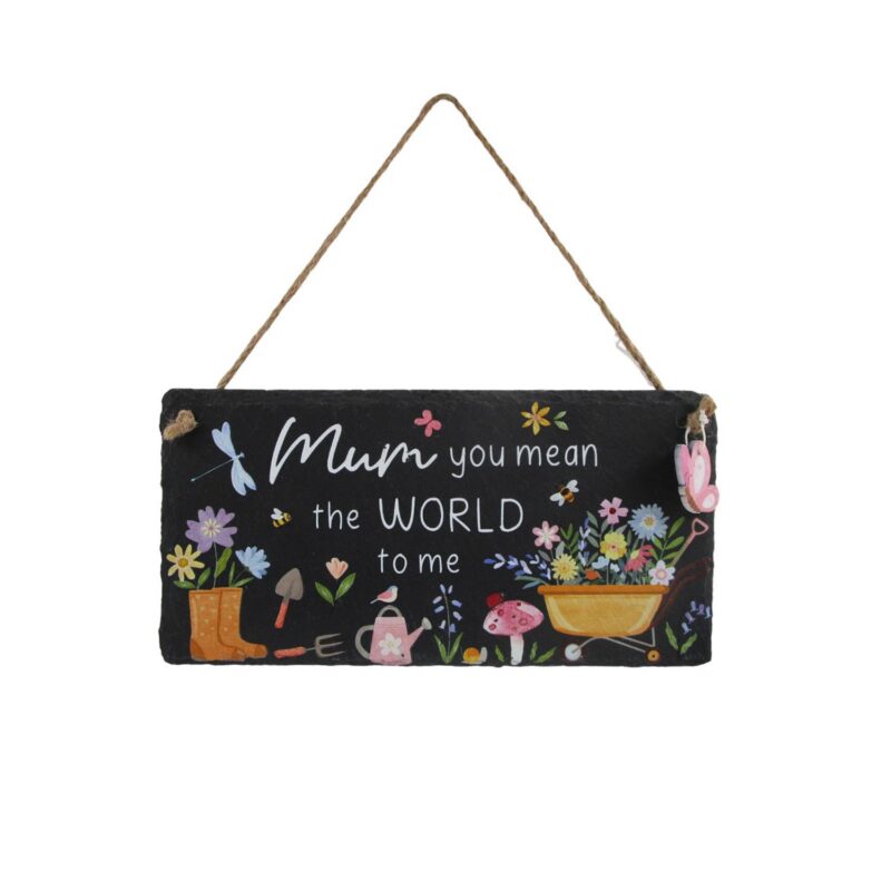 Slate Hanging Wall Plaque - Garden Décor - lr.zacpzw.com