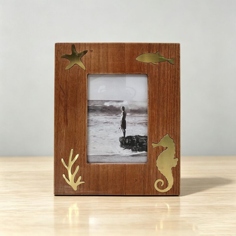 Fotorahmen „Coastal“ aus dunklem Holz – Coastal (Sommer) – Leben...