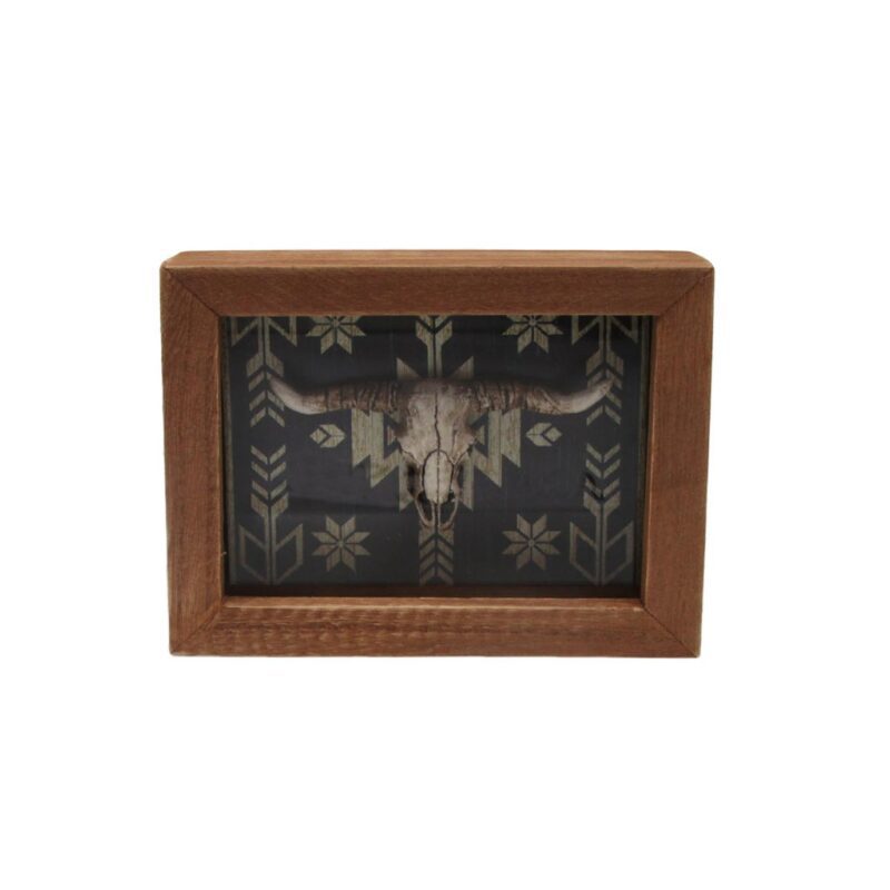 Wooden Shadow Box Wall Plaque - Farmhouse & Country -...