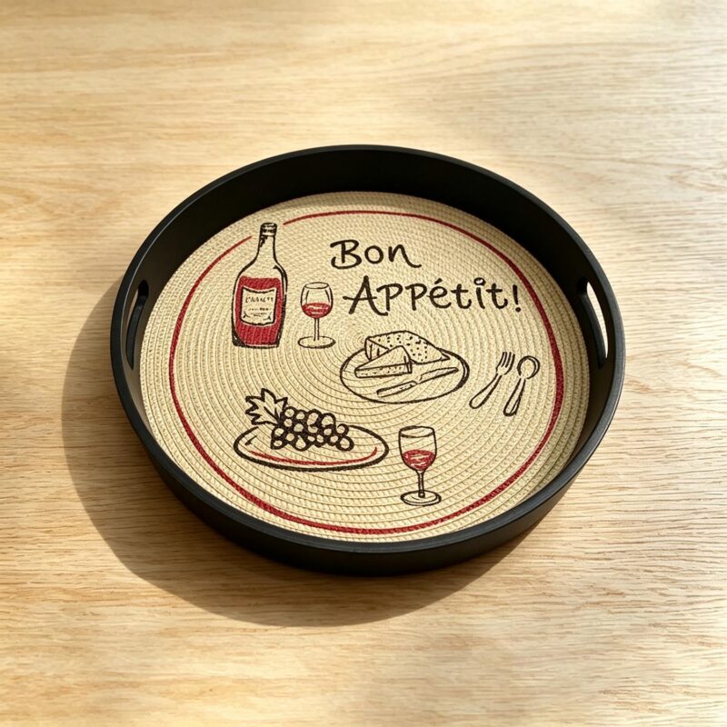 Round Decorative Serving Tray - Kitchen & Dining - li...