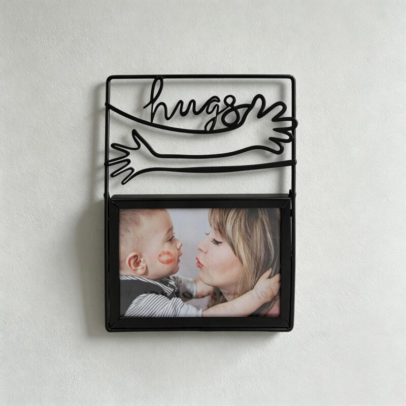 Marco de fotos metálico de pared - Amor y amistad - decoración del hogar...