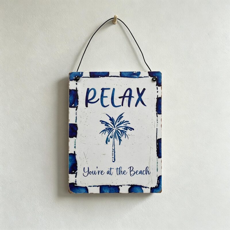 Metal Hanging Sign - Coastal (Summer) - lr.zacpzw.com