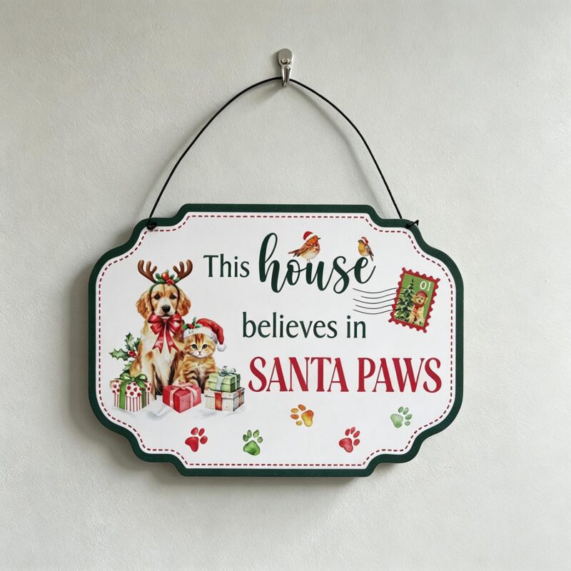 Metal Hanging Plaque - Christmas - lr.zacpzw.com