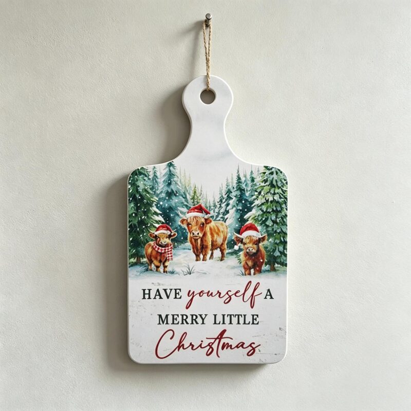 Targa decorativa in legno da appendere - Natale - lr.zacpzw.com