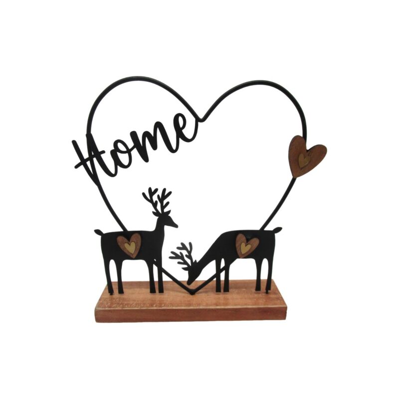 Adorno de mesa para el hogar «Reno de metal» - Navidad - vida-...