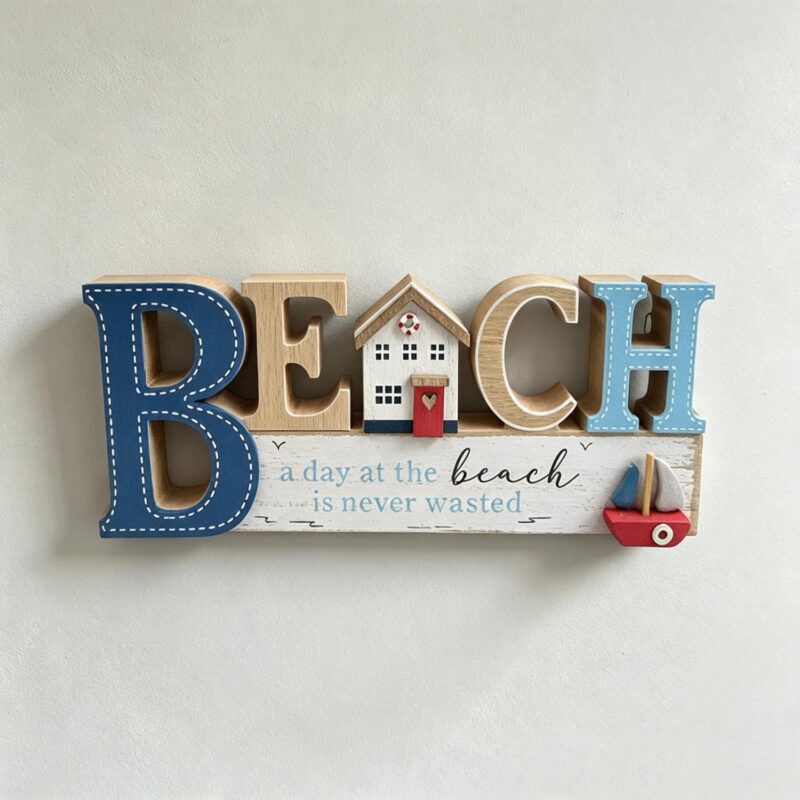 Coastal Summer Wooden Decor - Coastal (Summer) - life-dec...