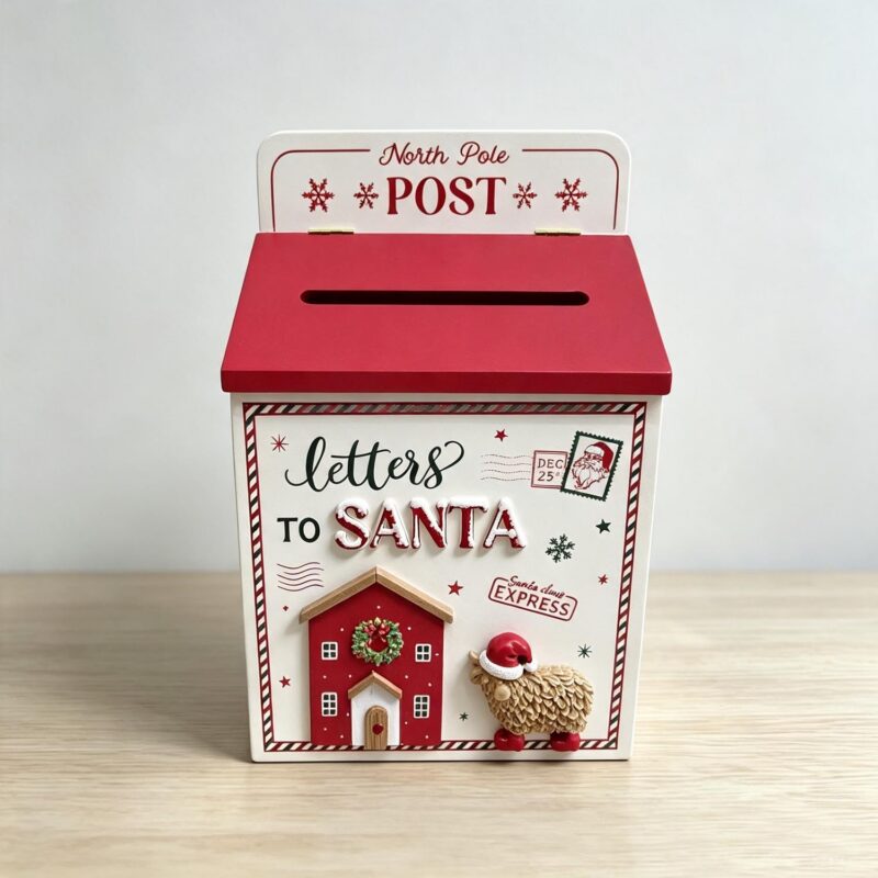 wooden North Pole Post mailbox - Christmas - lr.zacpzw.com
