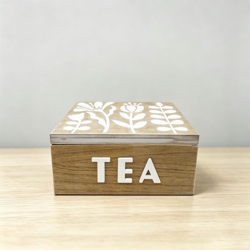 Wooden TEA Storage Box - Tabletop Décor - lr.zacpzw.com