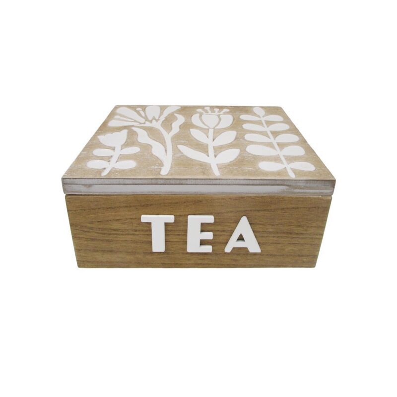 Wooden TEA Storage Box - Tabletop Décor - lr.zacpzw.com
