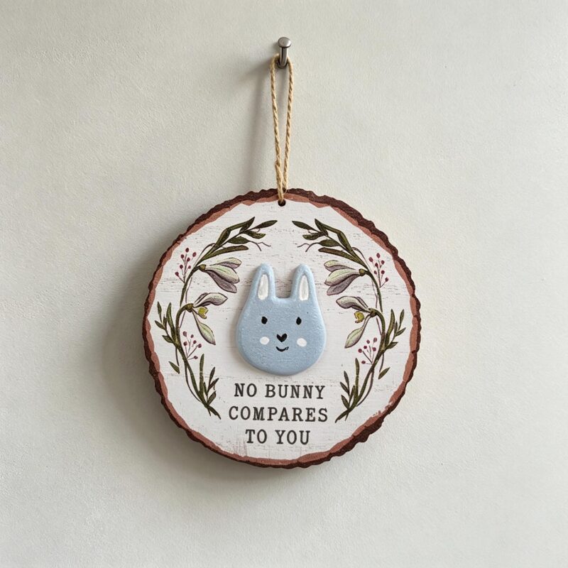 Wood‑Slice Easter Hanging Ornament - Easter - lr.zacpzw.com