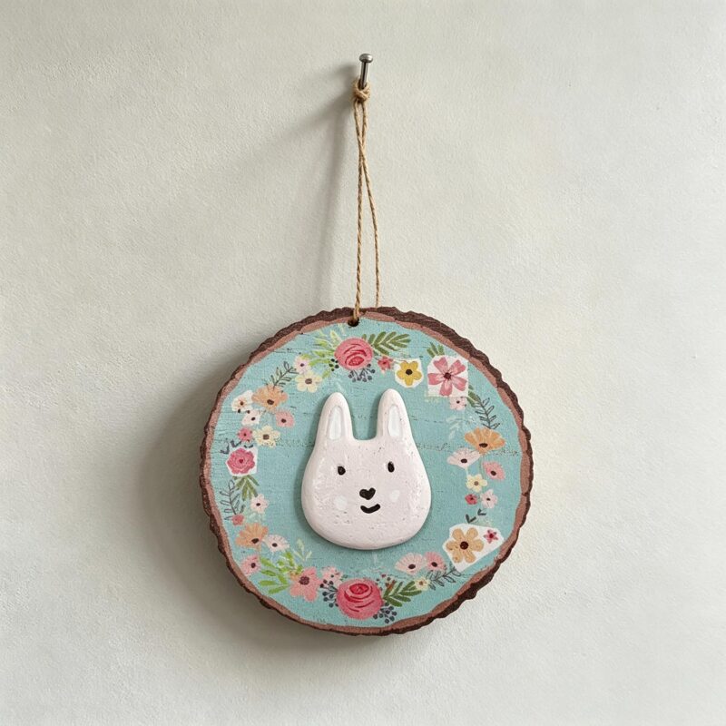 Wood‑Slice Easter Hanging Ornament - Easter - lr.zacpzw.com