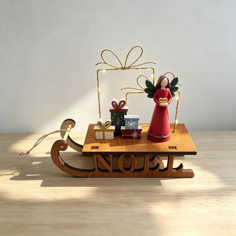 Decorazione da tavolo in legno - Natale - lr.zacpzw.com