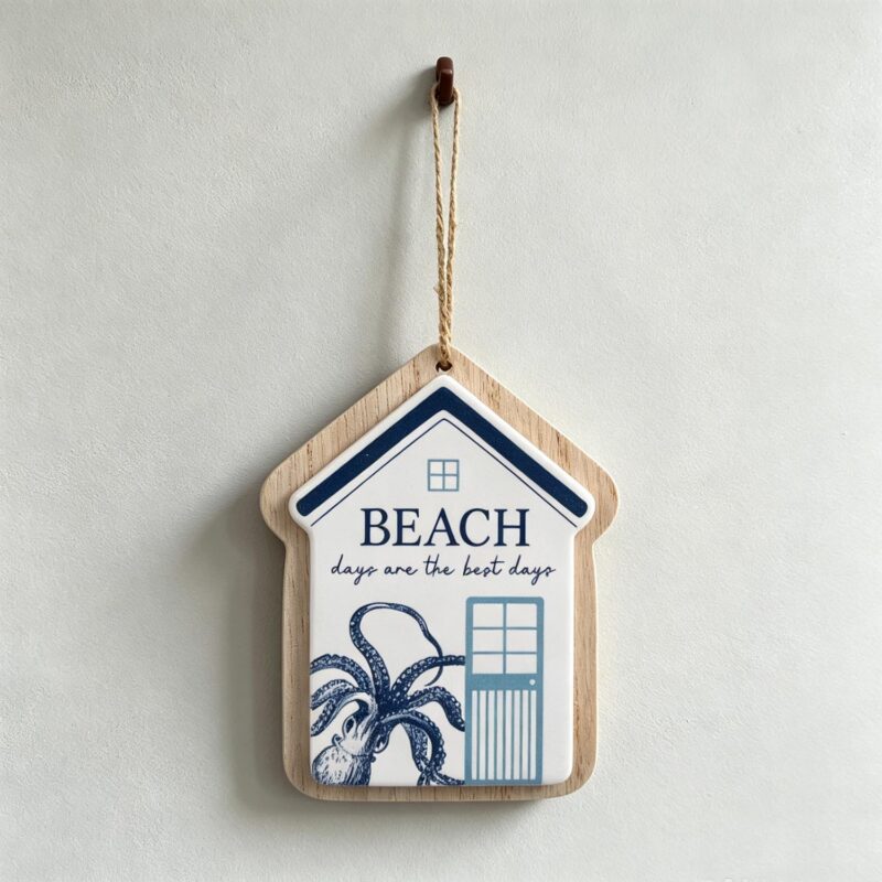 Wooden Hanging Plaque - Coastal (Summer) - lr.zacpzw.com