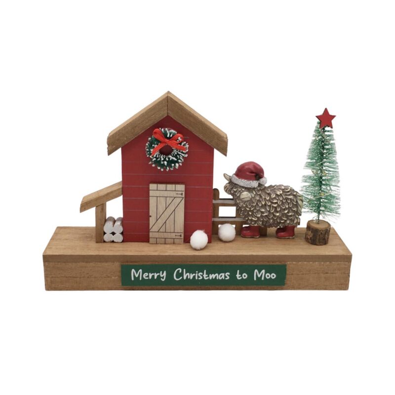 Wooden Farm‑Style Christmas Tabletop Decoration - Christmas - lr.zacpzw.com