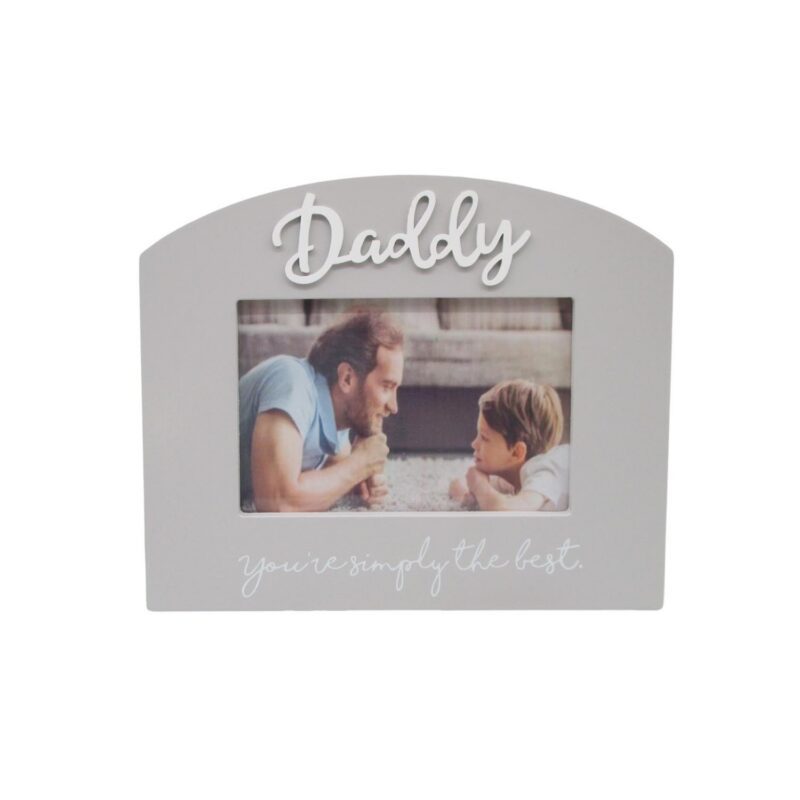 Daddy Wooden Photo Frame Ornament - Father's Day - lr.zacpzw.com