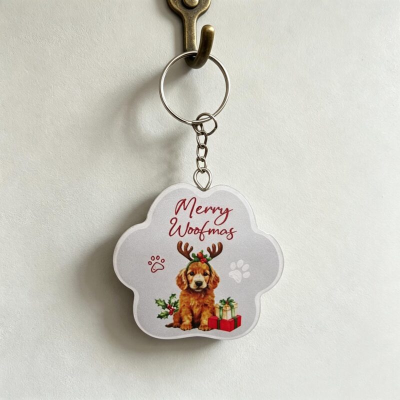 Porta-chaves de madeira em forma de pata - Natal - lr.zacpzw.com