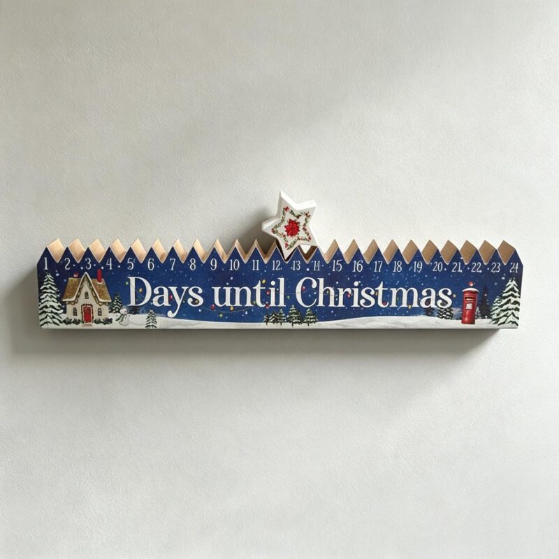 Wooden  Calendar - Christmas - lr.zacpzw.com
