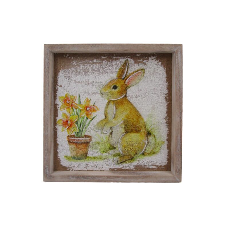 Framed Easter Bunny Wall Art - Easter - lr.zacpzw.com