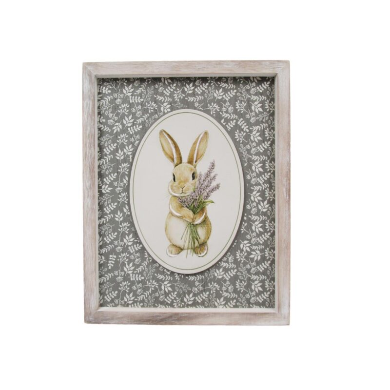 Framed Easter Bunny Wall Art - Easter - lr.zacpzw.com