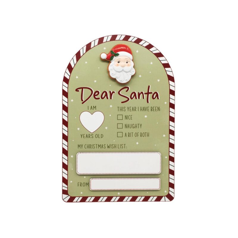 Dear Santa Writable Standing Sign - Christmas - lr.zacpzw.com