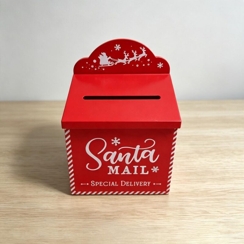 Wooden Santa Mail Mailbox Ornament - Christmas - life-dec...