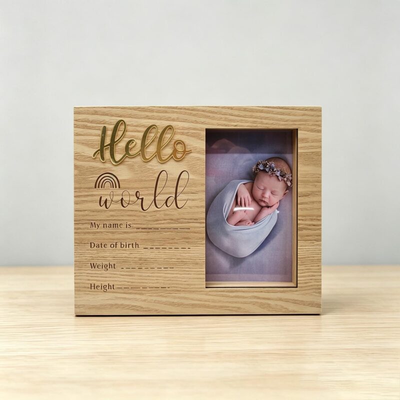 Wooden Baby Birth Record Frame - Baby & Kids - lr.zacpzw.com