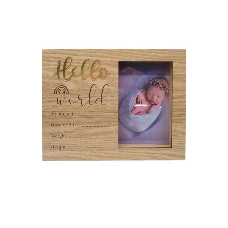 Wooden Baby Birth Record Frame - Baby & Kids - lr.zacpzw.com