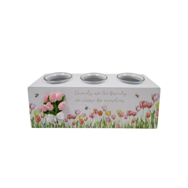 Wooden Candle Holder - Spring - lr.zacpzw.com