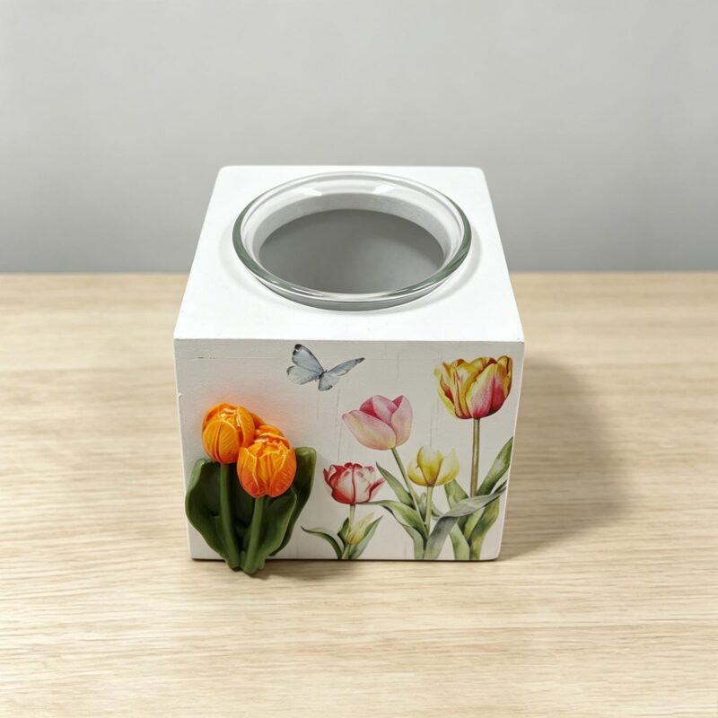 Wooden Candle Holder - Spring - lr.zacpzw.com
