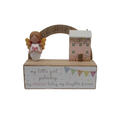 Wooden Scene Ornament - Love & Friendship - life-dec...