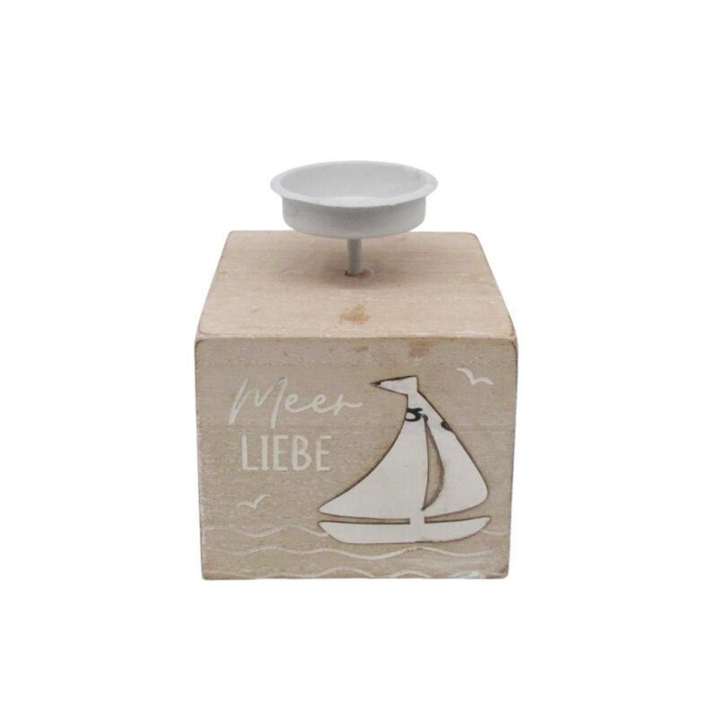 Wooden  Candle Holder - Coastal (Summer) - lr.zacpzw.com