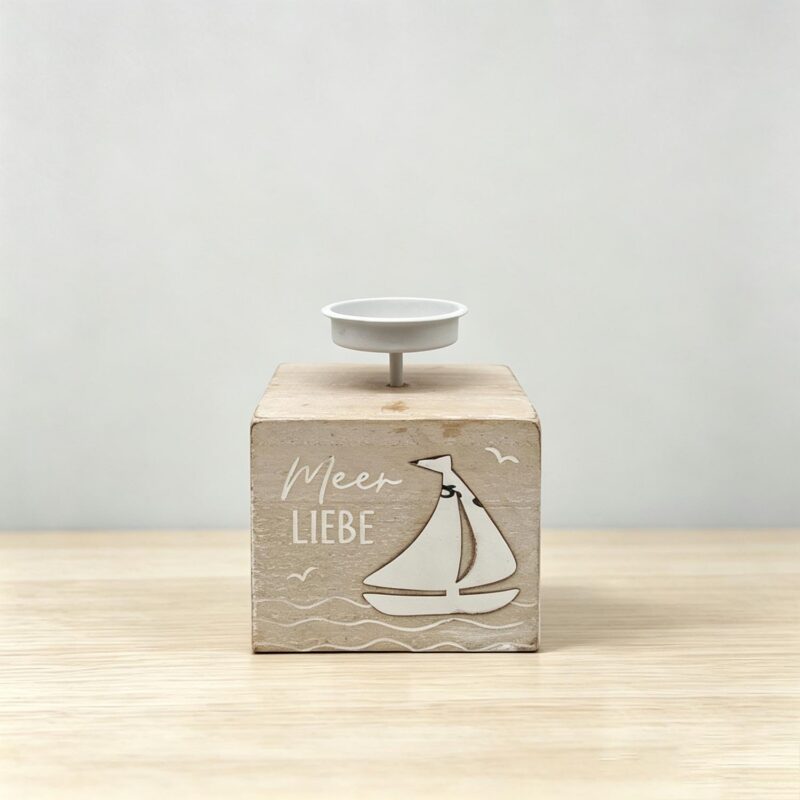 Wooden  Candle Holder - Coastal (Summer) - lr.zacpzw.com