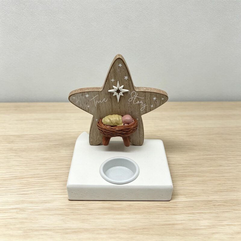 Wooden Tealight Holder - Spiritual & Religious - lr.zacpzw.com