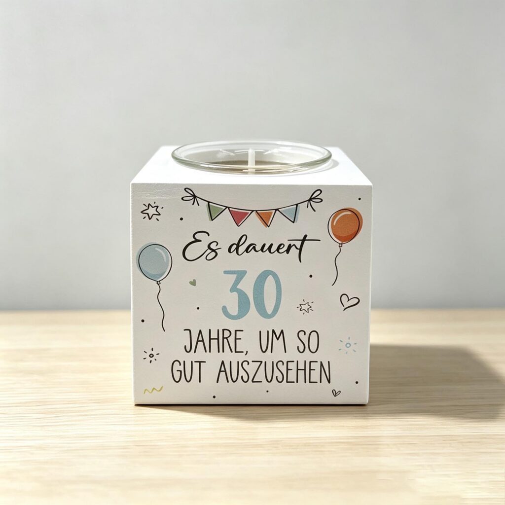 Wooden Tealight Holder - Birthday - lr.zacpzw.com
