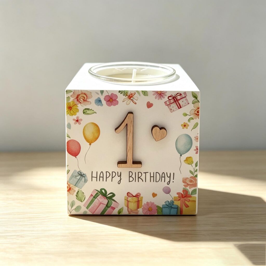 Wooden Tealight Holder - Birthday - lr.zacpzw.com