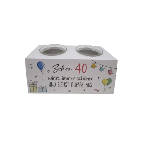 Wooden Tealight Holder - Birthday - lr.zacpzw.com