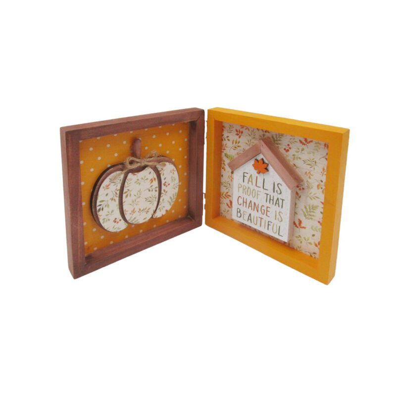 Wooden Shadow Box Ornament - Autumn - lr.zacpzw.com