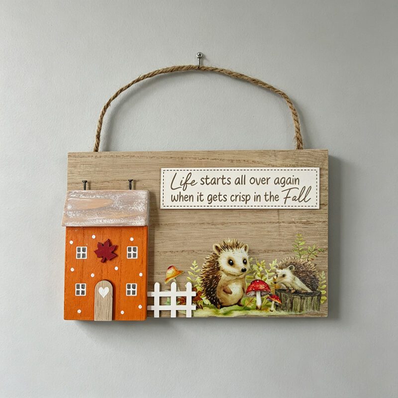 Wooden Hanging Plaque - Autumn - lr.zacpzw.com