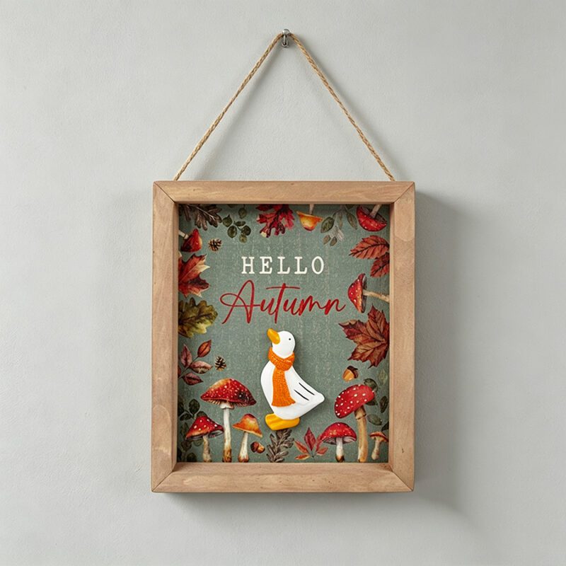 Wooden Hanging Plaque - Autumn - lr.zacpzw.com