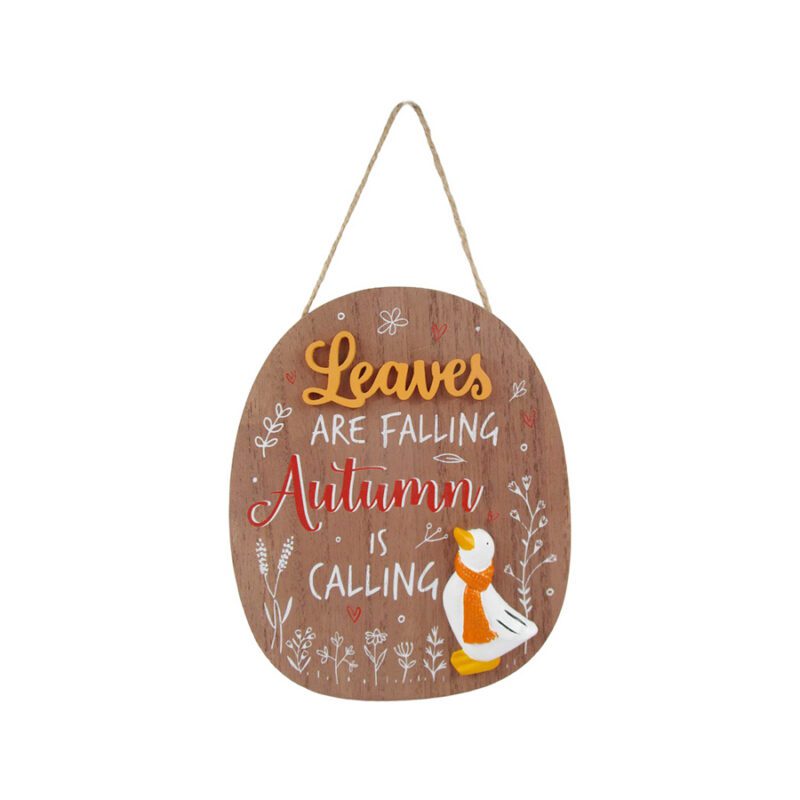 Wooden Hanging Plaque - Autumn - lr.zacpzw.com