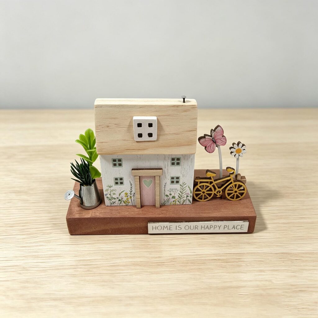 Wooden Tabletop Ornament - Spring - lr.zacpzw.com