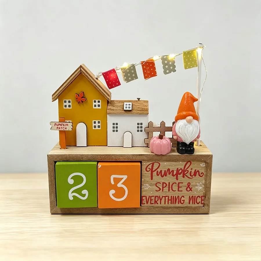 Wooden Tabletop Ornament - Autumn - lr.zacpzw.com
