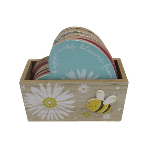 Wooden Coaster Set - Garden Décor - lr.zacpzw.com