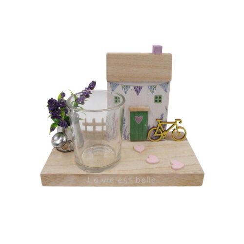 Wooden Tealight Holder - Spring - lr.zacpzw.com