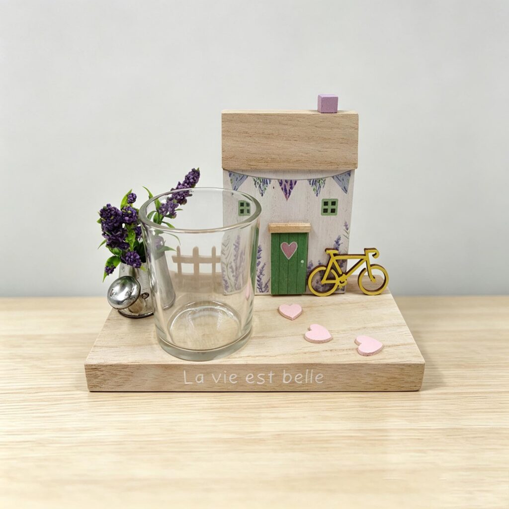 Wooden Tealight Holder - Spring - lr.zacpzw.com