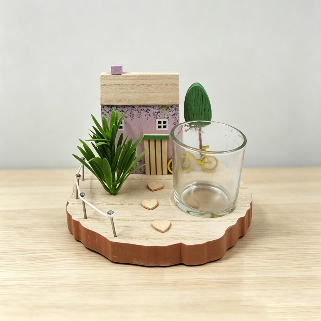 Wooden Tealight Holder - Spring - lr.zacpzw.com