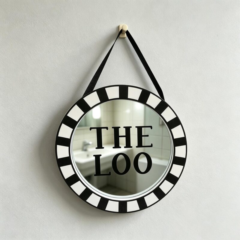 Wooden Hanging Sign - Bathroom - lr.zacpzw.com