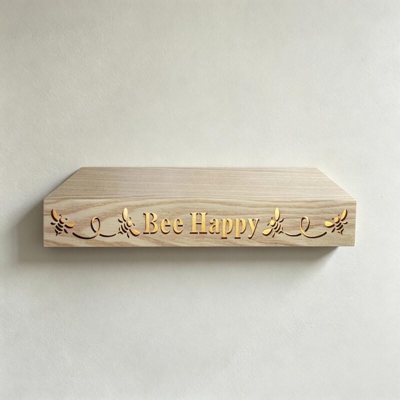 Wooden Floating Shelf - Wall Signs - lr.zacpzw.com
